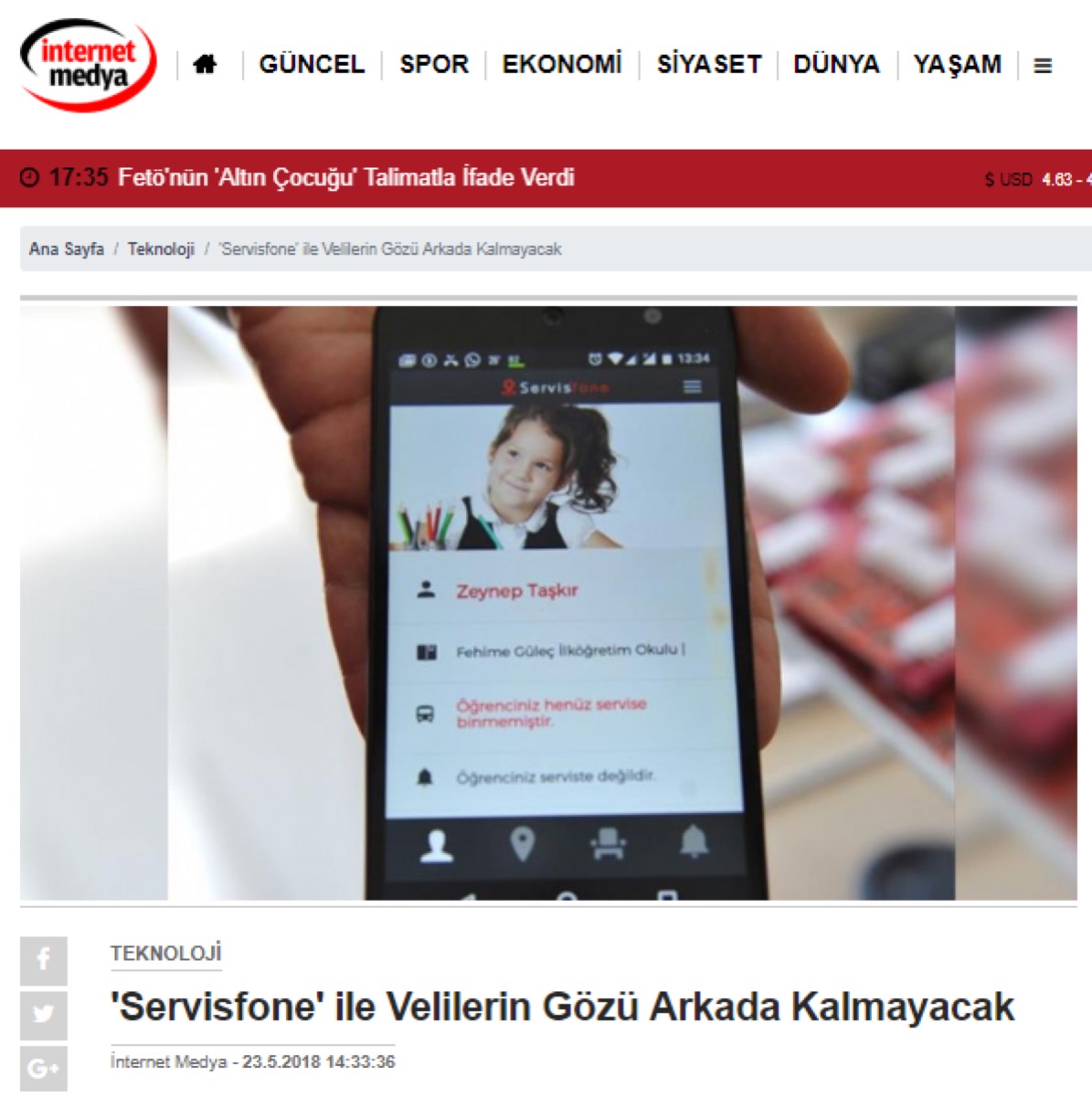 öğrenci servisi takip sistemi