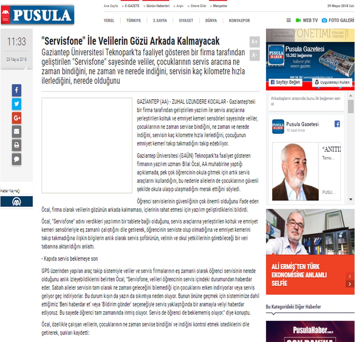 okul servisi takip sistemi