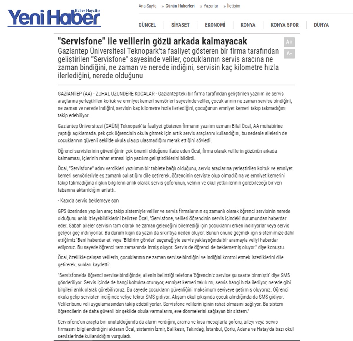 veli bilgilendirme sistemi